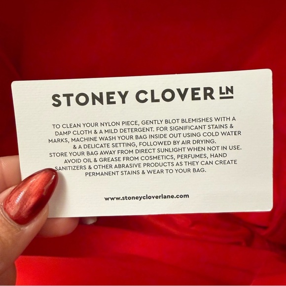 NWT 🏷️ Stoney Clover Lane Classic Backpack in APPLE - Picture 11 of 12